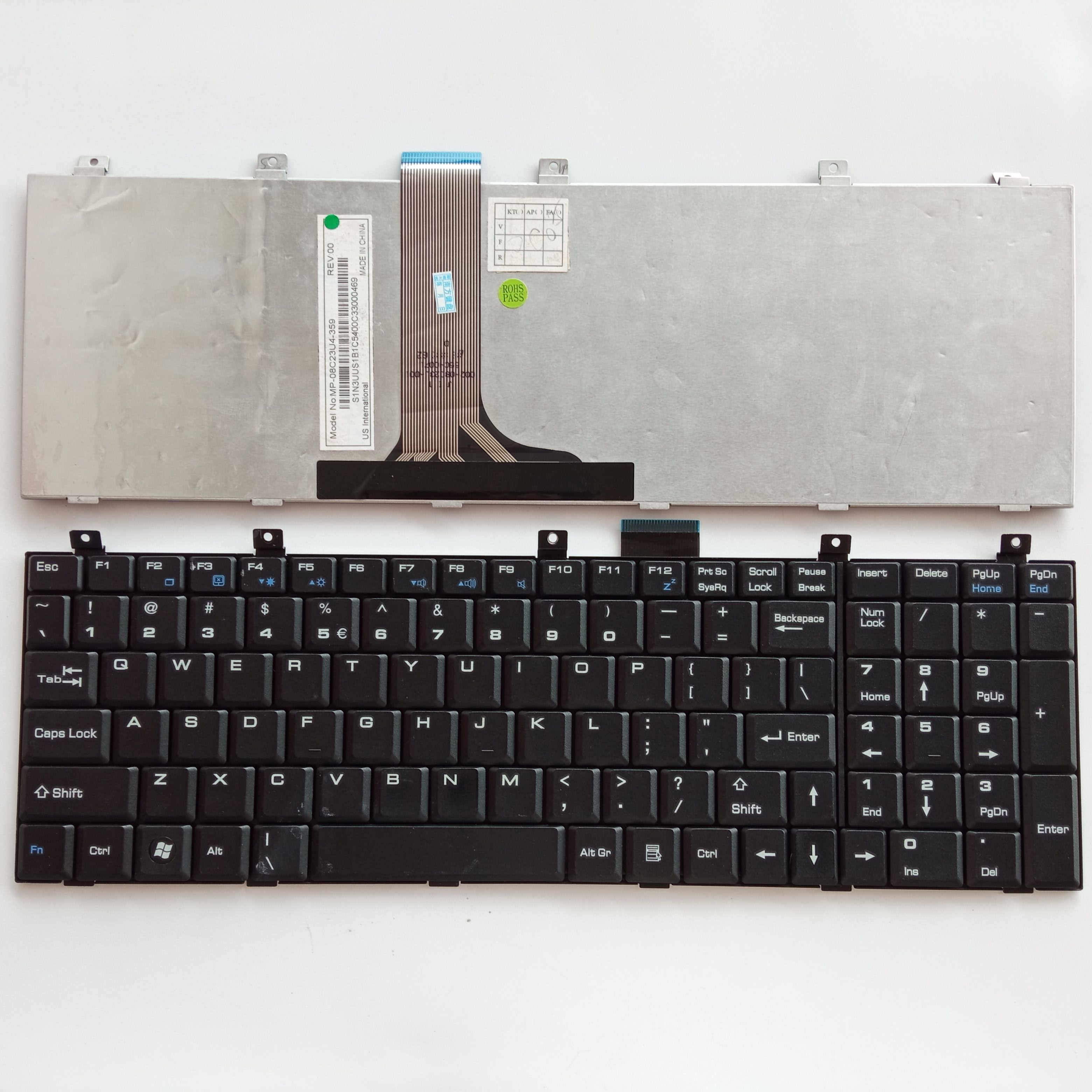 Picture of New Replacement Laptop Keyboard For MSI CR600/E500 BLACK US Layout